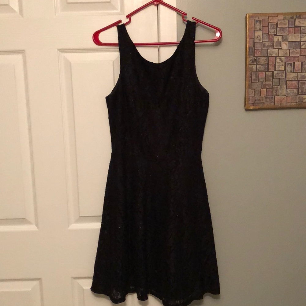 Black lace/sparkly dress